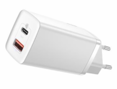 Rýchla cestovná nabíjačka Baseus GaN2 Lite USB C 65W EU (biela)