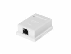 NetRack Gniazdo kompletne natynkowe 1 x RJ45, 8p8c, FTP, CAT.6, LSA (106-12)