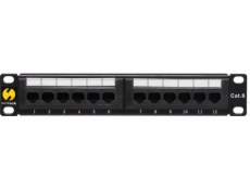 NetRack Patch panel 10 12-portów Kat. 6 UTP (104-16)