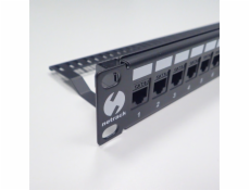 NETRACK 104-20 patch panel keystone 19 24-ports UTP with shelf