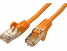 FTP patchcord, Cat.5e, RJ45 M-7,5m, chránený, žltý, ekonomický