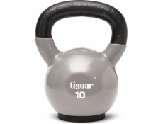 Tiguar Kettlebell sivý 10 kg