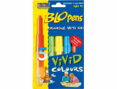 Centropen FLAMASTER CENTROPEN JP919 DMUCHANY 5 SZT + 1 SZABLON VIVID PACK BLOPENS