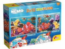 Lisciani Puzzle dwustronne Supermaxi 2x12el. 50x35cm Nemo. 86573 LISCIANI