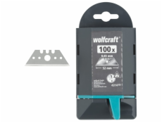 Wolfcraft Wolfcraft 100 x profesionální trapézové čepele, délka 52 mm 4314000