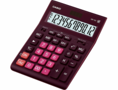 CASIO CALCULATOR GR-12C-WR OFFICE PURPLE 12-DIGIT DISPLAY