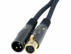 Monoprice XLR - XLR 1,5m čierny kábel