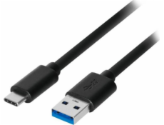 Kabel USB Akyga USB-A - USB-C 0.5 m Czarny (AK-USB-24)