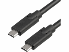 Kabel USB Akyga USB-C - USB-C 1 m Czarny (AK-USB-25)