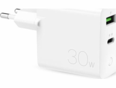 Rýchla cestovná nabíjačka Puro Mini 1x USB-A 1x USB-C 3 A (PUR522WHT)