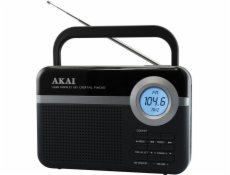 Rádio AKAI, PR006A-471U, přenosné, FM tuner s PLL, LCD displej, AUX-IN, RMS výkon 0,8 W