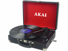 Akai ATT-E10 Gramofón kufríkový, 3 rýchlosti, Bluetooth