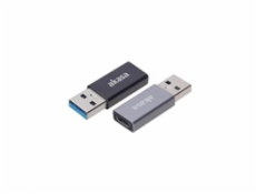 AKASA adaptér USB3.1 Gen2 Type-C na Type-A (F/M), 2ks v balení