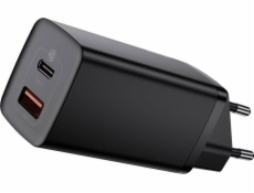 Nabíjačka Baseus CCGAN2L-B01, USB/USB-C, čierna