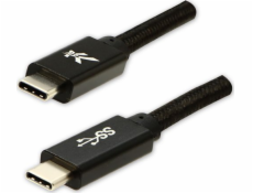 Kábel USB Logo USB-C - USB-C 2 m Czarny