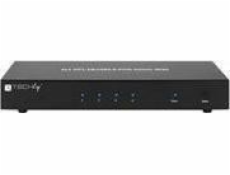 Techly Techly KVM Switch Switch, 4 port, zobrazovací port 1.2