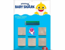 Multiprint MULTIPRINT BABY SHARK STAMPS BLISTER 5 KS.