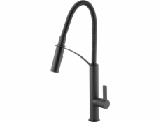 KITCHEN MIXER WITH PULL-OUT SPRAY DEANTE BLACK GERBERA