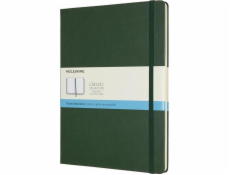 Moleskine Notes Classic XL 19x25 tw. kropki myrtle zielony