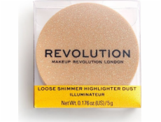 Rozjasňovač v prášku Makeup Revolution Precious Stone rose quartz