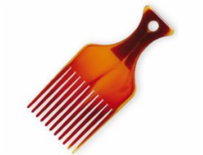 Nejlepší volba Afro Comb S Amber (60274)