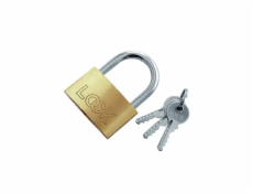 Modeco Visací zámek LOCK mosazný třmen 30mm 12ks MN-02-135