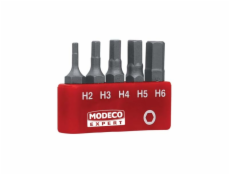 Modeco Bit sada 25mm HEX H2-H6 5ks - MN-15-514