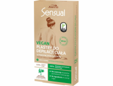 Joanna Sensual prúžky na depiláciu tela vegan prírodný rastlinný vosk 12ks