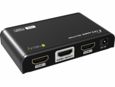 Techly Techly HDMI2.0 Splitter 4K 2 porty, HDR, 4K2K 60Hz