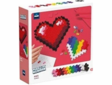 Plus-Plus Puzzle By Number Heart 250 Pieces