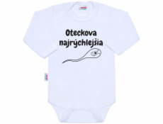 Body s potiskem New Baby Oteckova najrýchlejšia