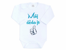 Body s potiskem New Baby Můj děda je jednička