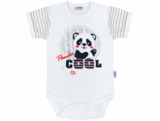 Kojenecké body s krátkým rukávem New Baby Panda