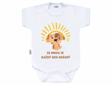 Body s potiskem New Baby SE MNOU JE KAŽDÝ DEN KRÁSNÝ