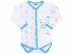 Kojenecké celorozepínací body New Baby Bears modré