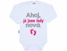 Body s potiskem New Baby Ahoj, já jsem tady nová.