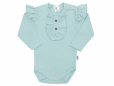 Kojenecké body New Baby Stripes ledově modré