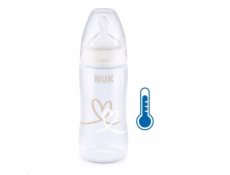 Kojenecká láhev NUK FC+Temperature Control 300 ml BOX-Flow Control savička beige