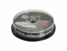 Blu-ray BD-R SL HP 25GB 6x 10-cake