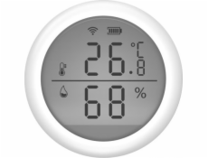 UMAX chytrý senzor teploty a vlhkosti U-Smart Temperature and Humidity Sensor/ Wi-Fi/ Android/ iOS/ CZ app/ bílý