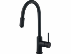 KITCHEN MIXER WITH SWIVEL SPOUT AND CONNECTION TO WATER FILTER DEANTE BLACK ASTER