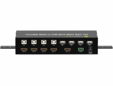 Techly Switch Techly HDMI/USB KVM Switch 4x1 MultiViewer 4v1 FullHD 1080p