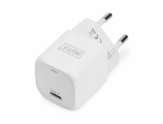 DIGITUS Miniaturní nabíjecí adaptér USB-C, 20W 20W, PD 3.0, bílý