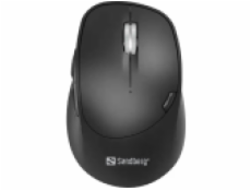 Sandberg Wireless Mouse Pro Recharge, bezdrátová 2.4 GHz+BT optická myš, 1600dpi, černá