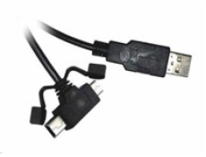 PremiumCord Kabel micro USB+mini USB 5pin, 1.8m