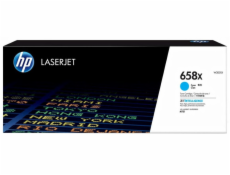 HP 658X Cyan LaserJet Toner Cartridge (28,000 pages)