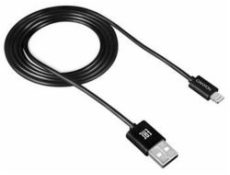 CANYON Nabíjení kabel 8-pin Lightning - USB 2.0, 1m, černá