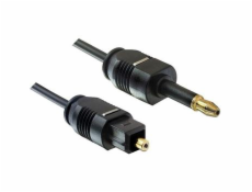 PremiumCord Kabel 3,5mm mini Toslink - Toslink, OD:2.2mm, délka 2m