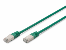 Digitus CAT 5e SF-UTP patch cable, Cu, PVC AWG 26/7, length 2 m, color green