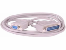 PremiumCord Kabel modemový 9F-25M 3m